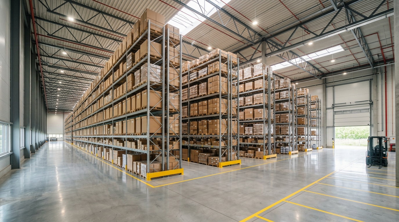 VR packaging distribution warehouse